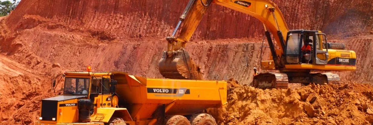Large-scale open pit mining